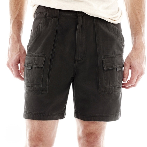 St. John's Bay Other - St. Johns Bay Mens Black Cargo Hiking Short (NWT)